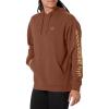 Wolverine mens Graphic Hoodie – Sleeve Logo(Teak Sleeve Logo)