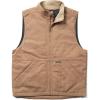 Wolverine mens Jaxon Sherpa Collar Canvas Vest(Hickory)