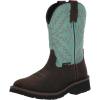 Wolverine womens Women’s Rancher Arrow Waterproof Stell Toe Wellington(Aqua)