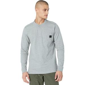 Guardian Cotton Long Sleeve Henley(Light Grey Heather)