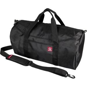 WOLVERINE 22″ Duffel Bag | Heavy Duty | Travel | Work | Outdoor | Center Zip | Barrel | Adjustable Strap(Black)