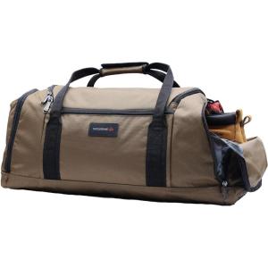 WOLVERINE 26″ Duffel with Ventilated Boot Compartment, Water & Dirt Resistant, Gunmetal, One Size(Chestnut)