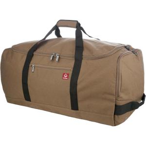 WOLVERINE 30″ Duffel with Boot Made from High-Density Canvas, 112L Capacity Main Compartment(Chestnut)