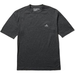 WOLVERINE Mens Edge Performance Short Sleeve T-Shirt(Black Heather)