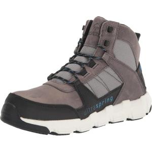 WOLVERINE Men’s Rev Ultraspring DuraShocks CarbonMax Vent Mid Industrial Boot(Grey)