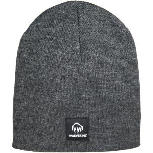 WOLVERINE Unisex Performance Work Beanie – Durable for Work and Outdoor Adventures (One Size Fits Most)(Knit Work – Charcoal Grey)