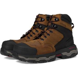 Wolverine Men’s 6 Alpha Infinity Composite Toe Waterproof Boot(Dark Tan)