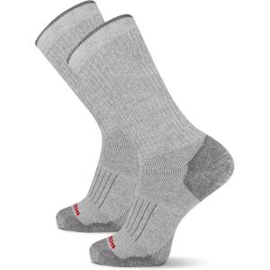 Wolverine Men’s All Season Work Mid Calf Socks (2-Pack)(Gray Heather)