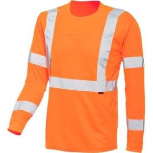 Wolverine Mens Caution Long Sleeve Tee(Orange)