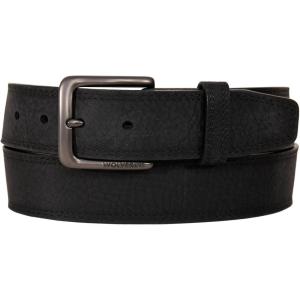 Wolverine Men’s Full Grain Leather Work Belt | Workwear | Heavy Duty | Utility | Rugged | Durable | Metal Buckle(Loader – Black)