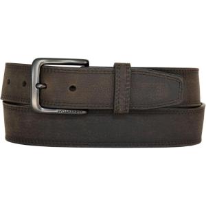 Wolverine Men’s Full Grain Leather Work Belt | Workwear | Heavy Duty | Utility | Rugged | Durable | Metal Buckle(Loader – Brown)