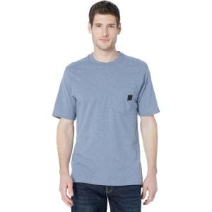 Wolverine Men’s Guardian Cotton Short Sleeve Tee(Blue Heather)