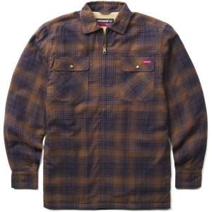 Wolverine Mens Hastings Sherpa Lined Zip Shirtjack(Dark Earth)