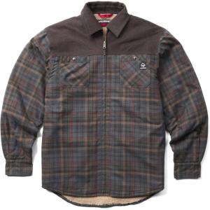 Wolverine Mens Marshall Iii Sherpa Zip Shirtjack(Granite)