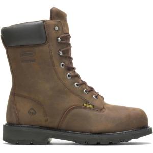 Wolverine Men’s McKay Waterproof Steel-Toe Boots(Brown)