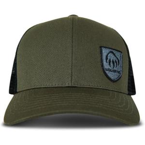 Wolverine Unisex-Adult Trucker Hat Snap Back Baseball Cap for Men and Women, One Size Fits Most(Claw Embroidered Shield – Black)