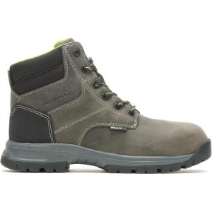 Wolverine Women’s Piper Waterproof Composite Toe 6in Construction Boot(Charcoal Gray)