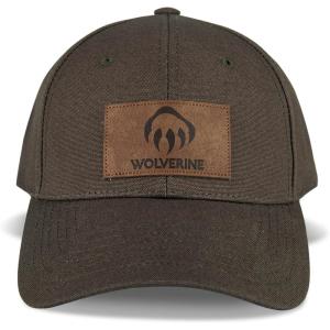 Wolverine Work Hat | Adjustable | Rugged | Durable | Comfort | Workwear | Cotton Canvas(Patch Logo – Black Olive)