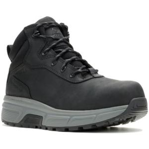 Wolverine mens Ride Performance Wedge Mid Work Boot(Black)