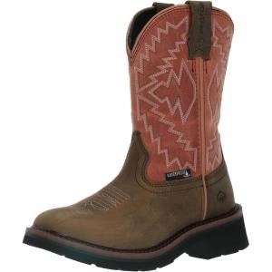 Wolverine womens Women’s Rancher Arrow Waterproof Stell Toe Wellington(Rose)
