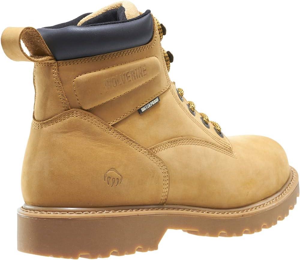imageWolverine Mens Floorhand Waterproof 6 Work BootWheat