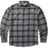 Wolverine Men’s Hastings Flannel Shirt(Greystone)