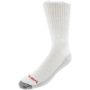 Wolverine Men’s 6 Pack ST Boot Sock White, Large