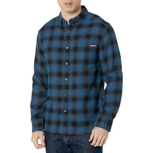 Wolverine Men’s Hastings Flannel Shirt(Dusk Blue Plaid)