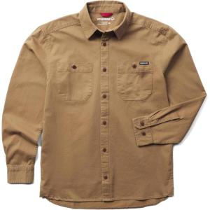 Wolverine Mens Leland Twill Work Long Sleeve Shirt(Coyote)