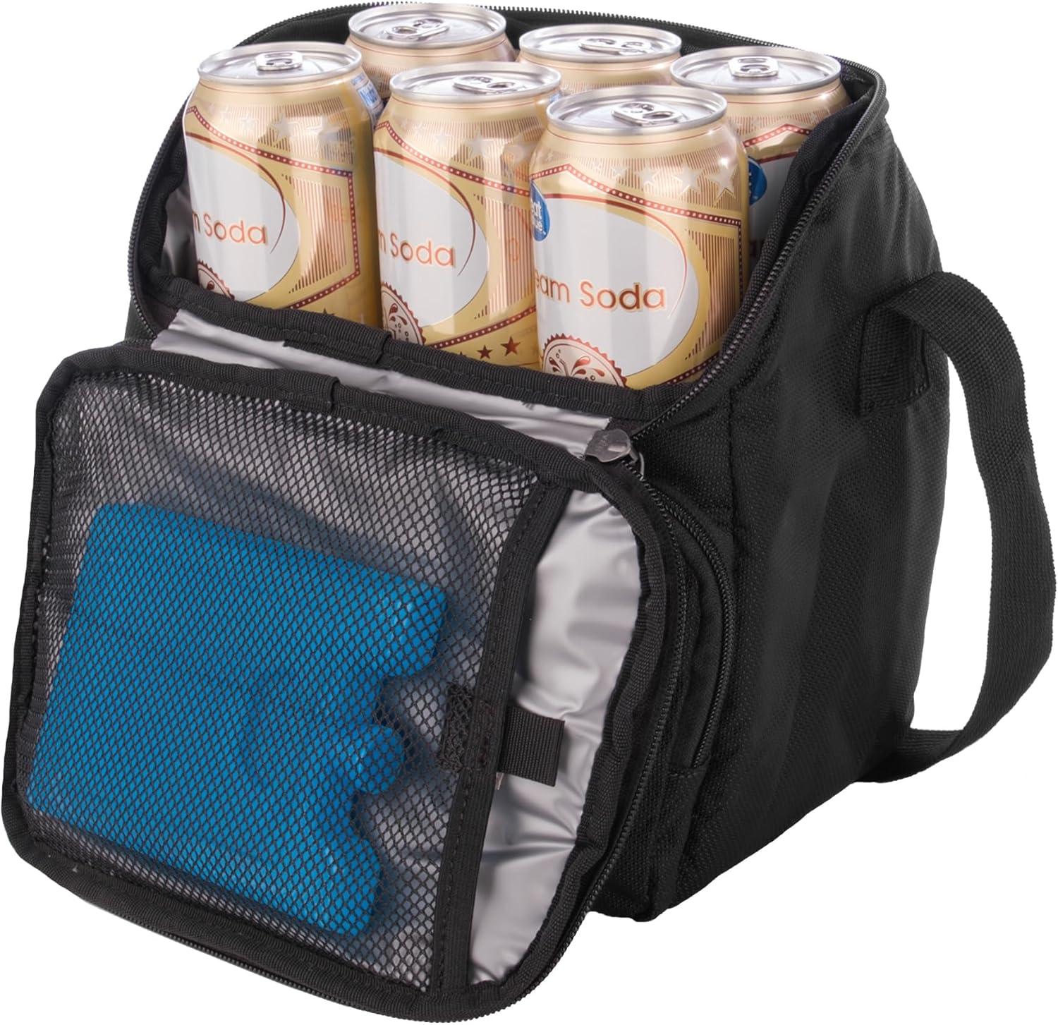 imageWolverine Lunch Cooler Insulated 12 Can Capacity Worksite Heavy Duty Travel Leakproof DurableBlack