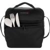 Wolverine Lunch Cooler | Insulated | 12 Can Capacity | Worksite | Heavy Duty | Travel | Leakproof | Durable(Black)