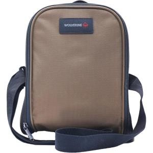 WOLVERINE Boot Bag with Industrial-Grade Nailhead Nylon, Water and Dirt Resistant, Hands-free Carrying, Perfect for Storing and Transporting Your Boots to Job Sites(Chestnut)