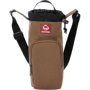 Wolverine Bottle Holder Sling | Insulated | Heavy Duty | Adjustable Strap | Outdoor | Worksite | Durable(Chestnut)