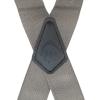 WOLVERINE Suspenders Heavy Duty Utility Workwear Outdoor Stretch Adjustable Durable Rugged(Work Solid – Grey)