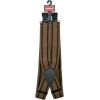 WOLVERINE Suspenders Heavy Duty Utility Workwear Outdoor Stretch Adjustable Durable Rugged(Work Stripe – Chestnut/Black)