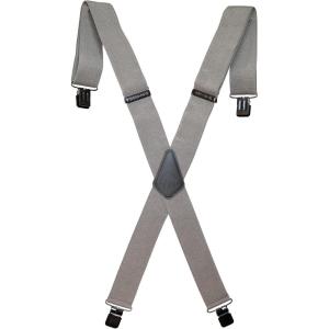 WOLVERINE Suspenders Heavy Duty Utility Workwear Outdoor Stretch Adjustable Durable Rugged(Work Solid – Grey)
