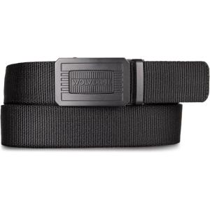 Wolverine Men’s Nylon Webbing Work Belt | Ratchet Buckle | Heavy Duty | Tactical | Utility | Military | Outdoor(Classic – Black)