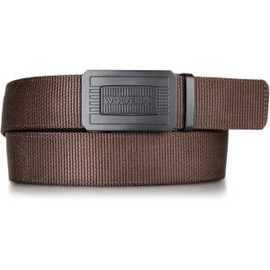Wolverine Men’s Nylon Webbing Work Belt | Ratchet Buckle | Heavy Duty | Tactical | Utility | Military | Outdoor(Classic – Coffee)