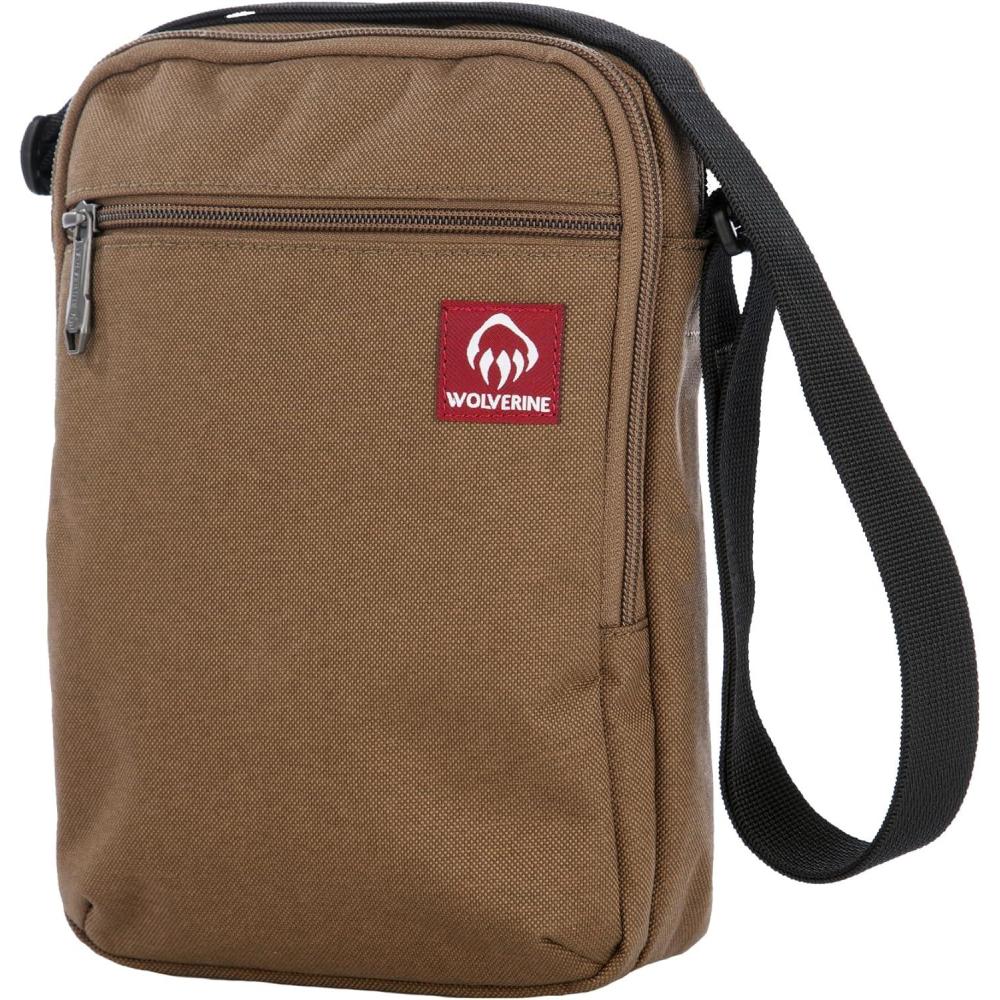 imageWolverine Unisex Field Gear Bag  Sling  Crossbody  Edc  Organized  Outdoor  Durable  Polyester CanvasChestnut