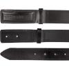 Wolverine mens Full Grain Leather Belt | Heavy Duty | Utility | Tactical | Rugged | Durable | Metal Buckle(Black)
