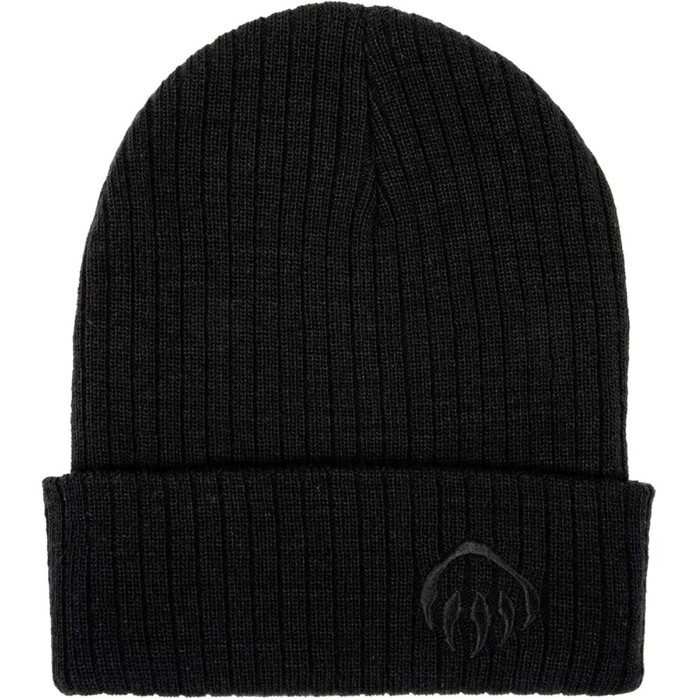 imageWolverine Unisex Performance Work Beanie  Durable for Work and Outdoor Adventures One Size Fits MostEmbroidered Logo  Black