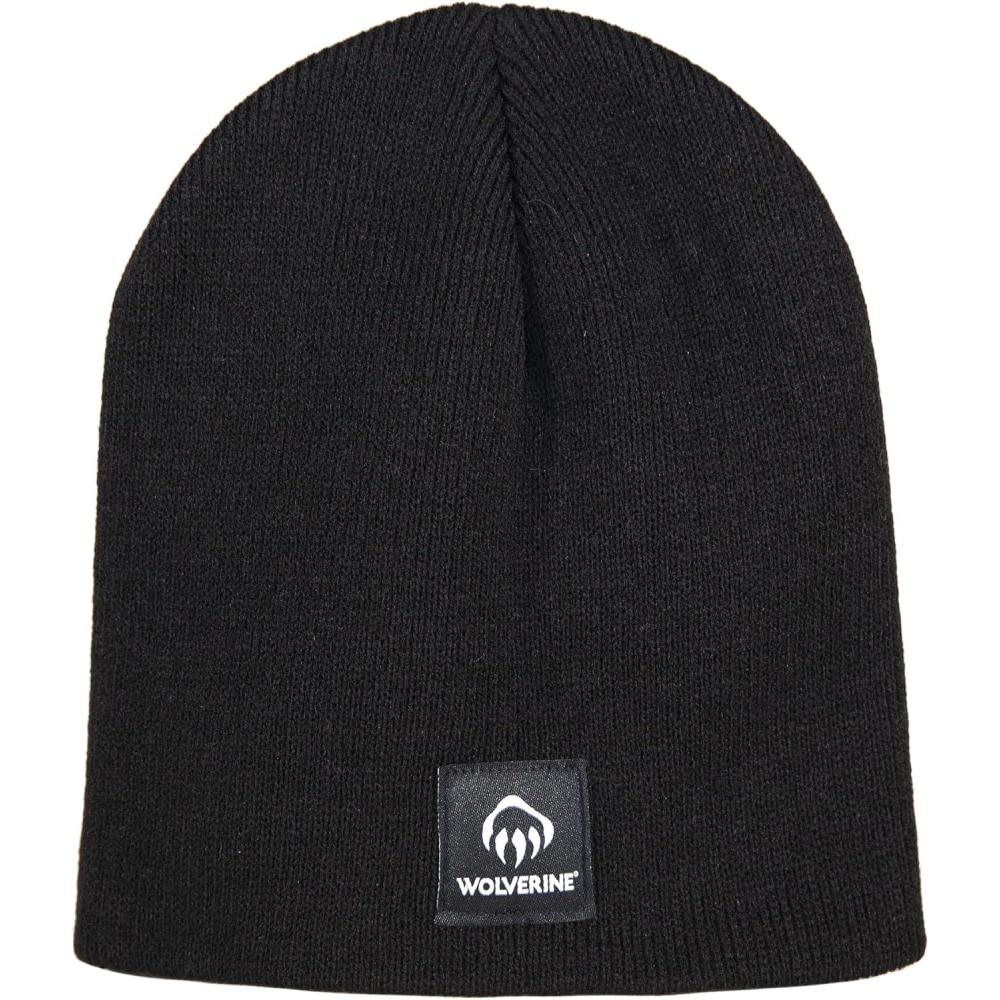 imageWolverine Unisex Performance Work Beanie  Durable for Work and Outdoor Adventures One Size Fits MostKnit Work  Black