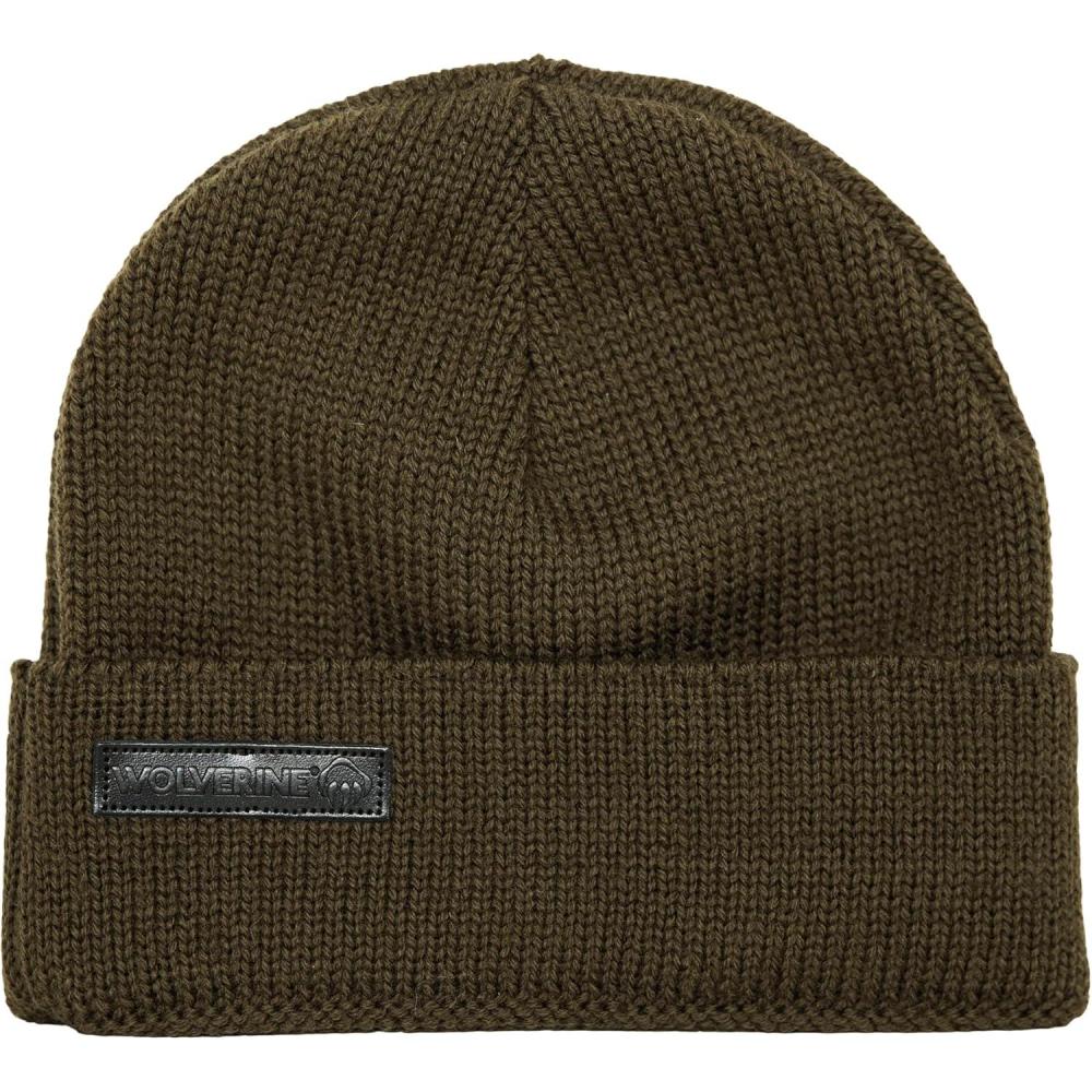 imageWolverine Unisex Performance Work Beanie  Durable for Work and Outdoor Adventures One Size Fits MostWool Watch  Dark Olive