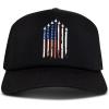 Wolverine America Hat | Adjustable | Flag | Patriot | Ballcap | Durable | American | USA(American Flag Jets – Black)