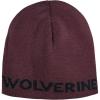 Wolverine unisex-adult mens Unisex Performance Work Beanie – Durable for Work and Outdoor Adventures (One Size Fits Most)(Knit Logo – Burgundy)