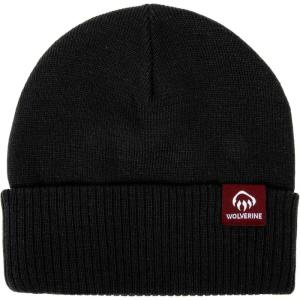 Wolverine Unisex Performance Work Beanie – Durable for Work and Outdoor Adventures (One Size Fits Most)(Cuffed Knit – Black)