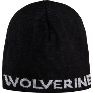 Wolverine Unisex Performance Work Beanie – Durable for Work and Outdoor Adventures (One Size Fits Most)(Knit Logo – Black)