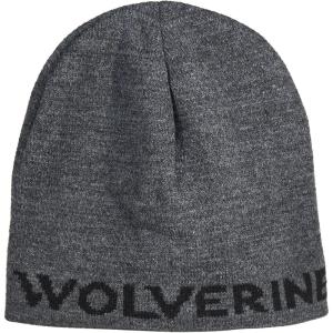 Wolverine Unisex Performance Work Beanie – Durable for Work and Outdoor Adventures (One Size Fits Most)(Knit Logo – Charcoal Grey)